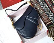 Kitlife Dior Saddle Navy Blue Medium Smooth Calfskin Leather - 25.5 x 20 x 6.5 cm - 1