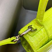 Kitlife Balenciaga Hourglass Crocodile Leather In Yellow - 21x19x8cm - 3