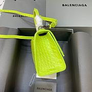 Kitlife Balenciaga Hourglass Crocodile Leather In Yellow - 21x19x8cm - 4