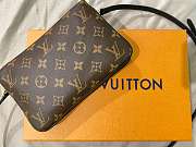 Kitlife Louis Vuitton Reverse Monogram Giant Double Zip Pochette - 20 x 12.5 x 3 cm - 4