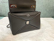 Kitlife Valentino ONE STUD NAPPA BAG WITH CHAIN All Black - W19xH14xD11 cm - 6