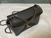 Kitlife Valentino ONE STUD NAPPA BAG WITH CHAIN All Black - W19xH14xD11 cm - 5