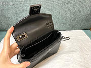 Kitlife Valentino ONE STUD NAPPA BAG WITH CHAIN All Black - W19xH14xD11 cm - 4