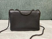Kitlife Valentino ONE STUD NAPPA BAG WITH CHAIN All Black - W19xH14xD11 cm - 3