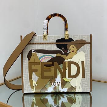 Kitlife Fendi Sunshine Medium White - 8BH386A - 36×12×31cm