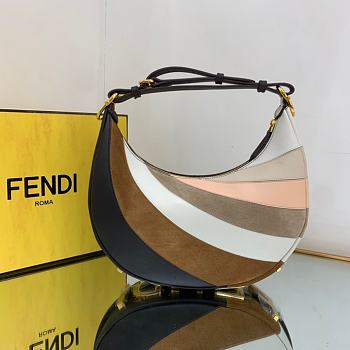 Kitlife Fendi Fendigraphy Small beige and brown inlay - 8BR798 - 29x24.5x10cm