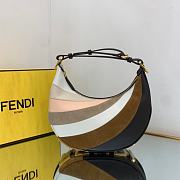 Kitlife Fendi Fendigraphy Small beige and brown inlay - 8BR798 - 29x24.5x10cm - 4