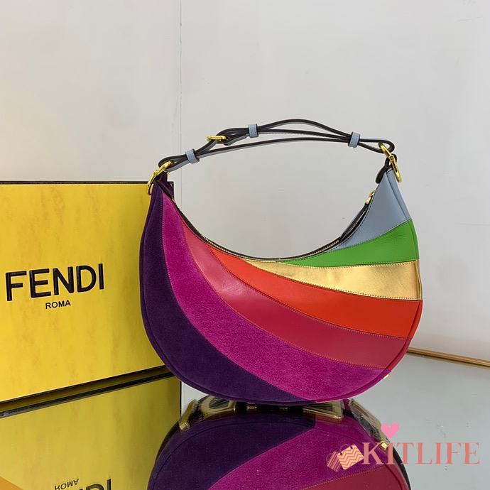 Kitlife Fendi Fendigraphy Small multicolor inlay - 8BR7988 - 29x24 ...