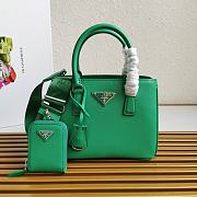 Prada Galleria Saffiano Leather Mini Bag Green - 1BA296 – 23x16.5x10 cm - 1