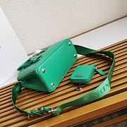 Prada Galleria Saffiano Leather Mini Bag Green - 1BA296 – 23x16.5x10 cm - 5