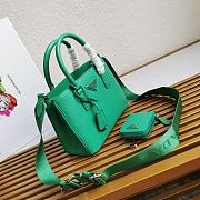 Prada Galleria Saffiano Leather Mini Bag Green - 1BA296 – 23x16.5x10 cm - 3