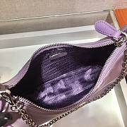 Prada Re-Edition 2005 Nylon Shoulder Bag Purple - 1BH204 – 22x12×6 cm - 3