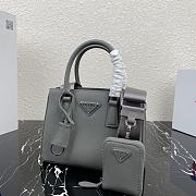 Prada Galleria Saffiano Leather Mini Bag Grey - 1BA296 – 23x16.5x10 cm - 2