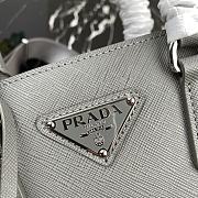 Prada Galleria Saffiano Leather Mini Bag Grey - 1BA296 – 23x16.5x10 cm - 6