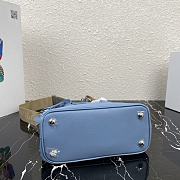 Prada Galleria Saffiano Leather Mini Bag Cloud Blue - 1BA296 – 23x16.5x10 cm - 3