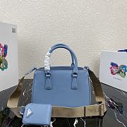 Prada Galleria Saffiano Leather Mini Bag Cloud Blue - 1BA296 – 23x16.5x10 cm - 6