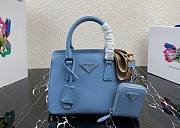 Prada Galleria Saffiano Leather Mini Bag Cloud Blue - 1BA296 – 23x16.5x10 cm - 1