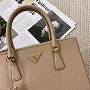 Kitlife Prada Galleria Saffiano beige leather medium bag - 1BA863 - 28x19.5x12cm - 5