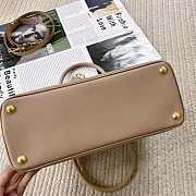 Kitlife Prada Galleria Saffiano beige leather medium bag - 1BA863 - 28x19.5x12cm - 2