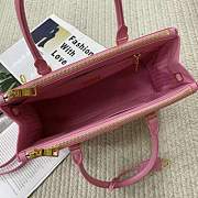 Kitlife Prada Galleria Saffiano pink leather medium bag - 1BA863 - 28x19.5x12cm - 6