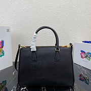 Kitlife Prada Galleria Saffiano black leather large bag - 1BA274 - 32×24×14cm - 3