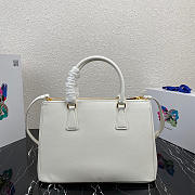 Kitlife Prada Galleria Saffiano white leather large bag - 1BA274 - 32×24×14cm - 2