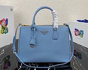 Kitlife Prada Galleria Saffiano cloud blue leather large bag - 1BA274 - 32×24×14cm - 1