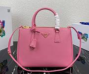 Kitlife Prada Galleria Saffiano pink leather large bag - 1BA274 - 32×24×14cm - 1