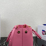 Kitlife Prada Galleria Saffiano pink leather large bag - 1BA274 - 32×24×14cm - 6