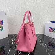 Kitlife Prada Galleria Saffiano pink leather large bag - 1BA274 - 32×24×14cm - 4