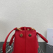 Kitlife Prada Galleria Saffiano red leather large bag - 1BA274 - 32×24×14cm - 6