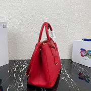 Kitlife Prada Galleria Saffiano red leather large bag - 1BA274 - 32×24×14cm - 4