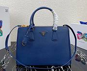 Kitlife Prada Galleria Saffiano navy blue leather large bag - 1BA274 - 32×24×14cm - 1