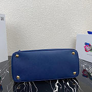 Kitlife Prada Galleria Saffiano navy blue leather large bag - 1BA274 - 32×24×14cm - 2