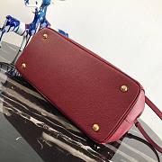 Kitlife Prada Galleria Saffiano burgundy leather large bag - 1BA274 - 32×24×14cm - 6
