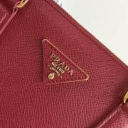 Kitlife Prada Galleria Saffiano burgundy leather large bag - 1BA274 - 32×24×14cm - 3