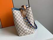 Kitlife Louis Vuitton NeoNoe MM Blue Damier Azur Limited Edition Pool Braided Strap - N50042 – 26 x 27x 22 cm - 6