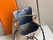 Kitlife Louis Vuitton NeoNoe MM Blue Damier Azur Limited Edition Pool Braided Strap - N50042 – 26 x 27x 22 cm - 3