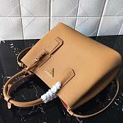 Prada Medium Saffiano Leather Double Bag Fiery Brown - 1BG775 – 33x24.5x14 cm - 4