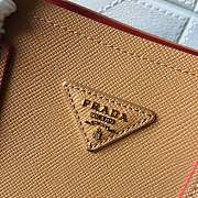 Prada Medium Saffiano Leather Double Bag Fiery Brown - 1BG775 – 33x24.5x14 cm - 2