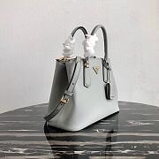 Kitlife Prada Medium Galleria Saffiano grey leather bag - 1BA232 - 31×22.5×13.5cm - 5