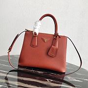 Kitlife Prada Medium Galleria Saffiano brown leather bag - 1BA232 - 31×22.5×13.5cm - 1