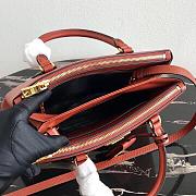 Kitlife Prada Medium Galleria Saffiano brown leather bag - 1BA232 - 31×22.5×13.5cm - 6