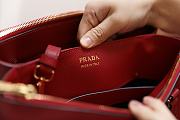 Kitlife Prada Medium Galleria Saffiano red leather bag - 1BA232 - 31×22.5×13.5cm - 6