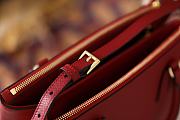 Kitlife Prada Medium Galleria Saffiano red leather bag - 1BA232 - 31×22.5×13.5cm - 3