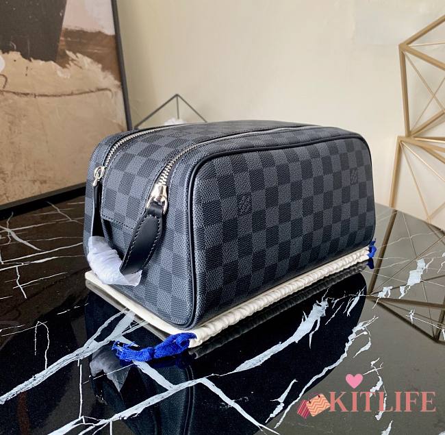 Kitlife Louis Vuitton DOPP KIT TOILET POUCH Damier - N40127 - 28 x 15 x 16.5 cm - 1