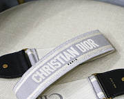 Kitlife Dior Gray 'CHRISTIAN DIOR PARIS' Embroidery Strap - 4