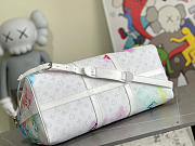 Kitlife Louis Vuitton KEEPALL BANDOULIÈRE 50 Monogram Watercolor Multico coated canvas - M45758 - 50 x 29 x 23 cm - 6
