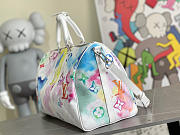 Kitlife Louis Vuitton KEEPALL BANDOULIÈRE 50 Monogram Watercolor Multico coated canvas - M45758 - 50 x 29 x 23 cm - 5