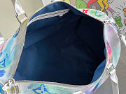 Kitlife Louis Vuitton KEEPALL BANDOULIÈRE 50 Monogram Watercolor Multico coated canvas - M45758 - 50 x 29 x 23 cm - 4